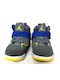 Air  Flight 45 TD Kids Sports Shoes Running with Hoop & Loop Closure Gray