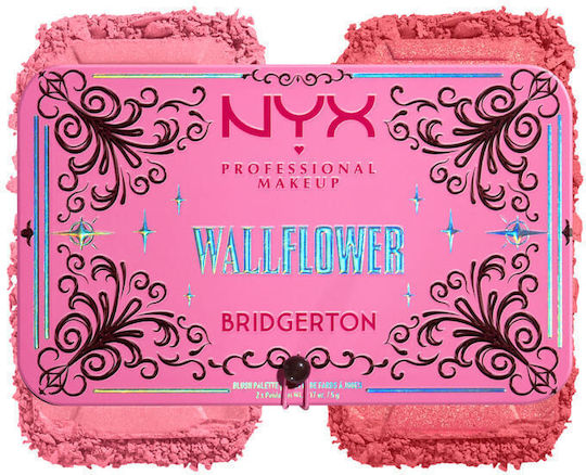 NYX Professional Makeup Палитра с Руж Bridgerton Royal Wallflower 5гр