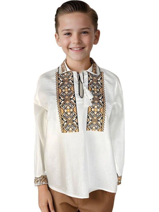 Детска блуза White, Brown