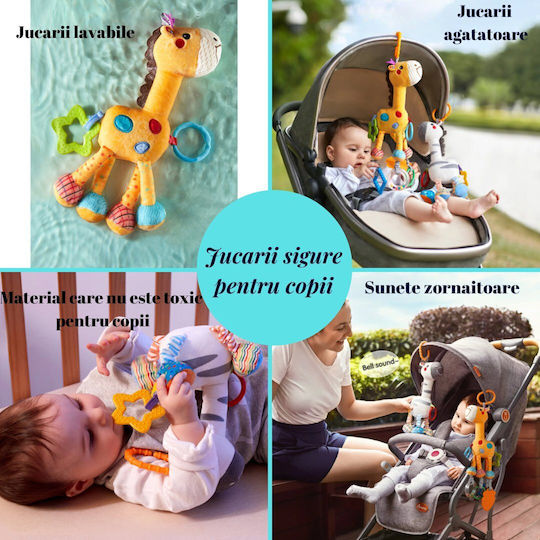 Tumama Kids Suspendata Jucărie pentru cărucior cu muzică pentru 3++ Luni