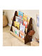 Kids Wooden Bookcase Gray 91x30x89cm