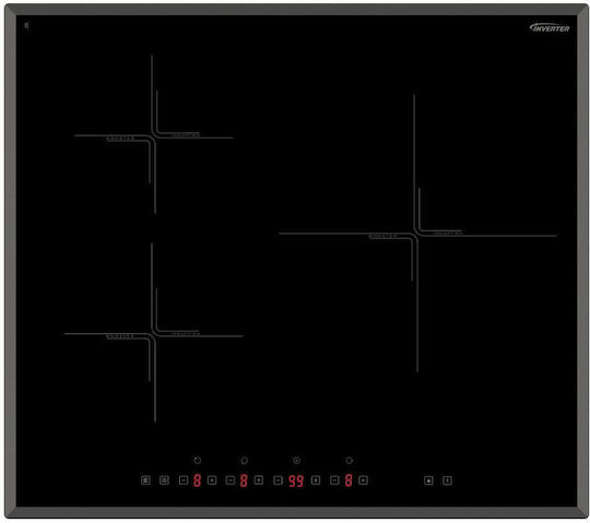 Arielli Induction Cooktop Autonomous 59x52εκ.