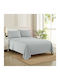 Espree Sheet Semi Double with Elastic 120x200+35cm. Light Grey