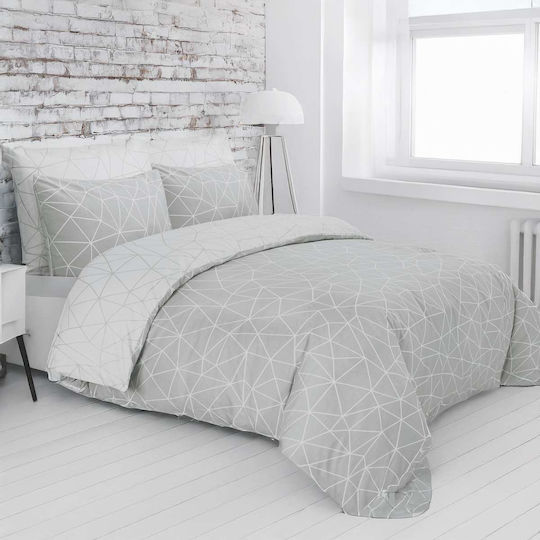 Espree Σετ Διπλό 4τμχ 200x270εκ. Grey Espree Σετ Διπλό 4τμχ 200x270εκ. Grey