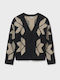 Kinderstrickjacke Gestrickt Schwarz