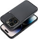 Premium Back Cover Σιλικόνης Μαύρο (iPhone 17)