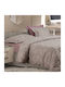Das Home Сет Чаршафи с Ластик 120x200+35см. 5438 Grey, Lilac 3бр