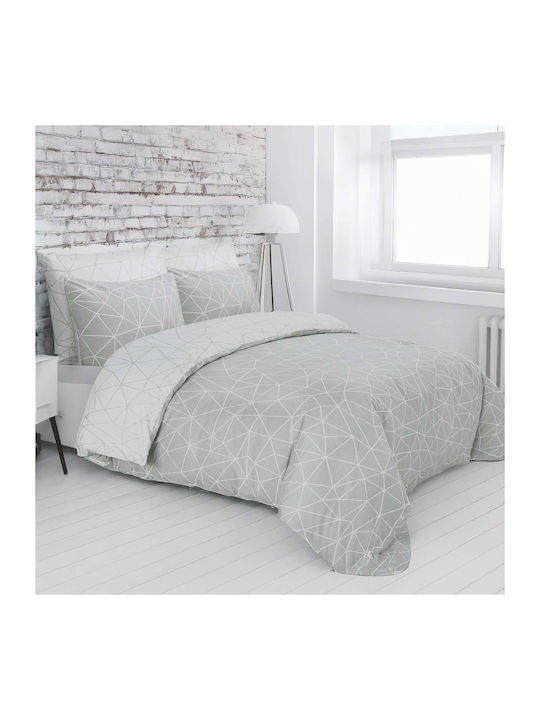 Espree Σετ Σεντόνια Υπέρδιπλα 240x270εκ. Grey (4τμχ)
