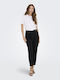 Women's Fabric Trousers Gold