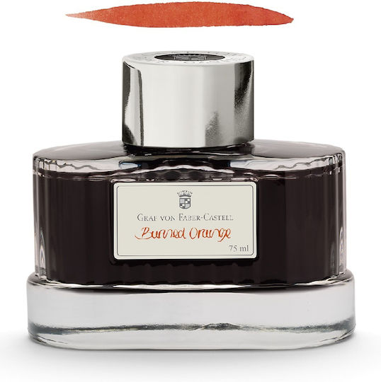 Faber-Castell Replacement Ink for Fountain Pen Orange 75ml