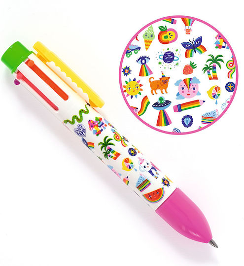 Djeco Στυλό Ballpoint Πολλαπλών Χρωμάτων