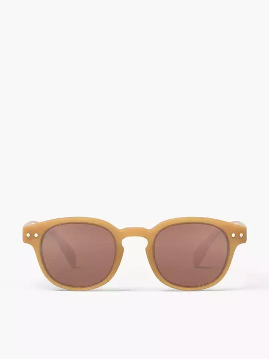 Izipizi #c Οβάλ Παιδικά Γυαλιά Ηλίου με Polarized Φακό Κίτρινα για 5-10 Ετών