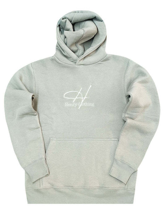 Henry Clothing Суитшърт с Качулка Mint