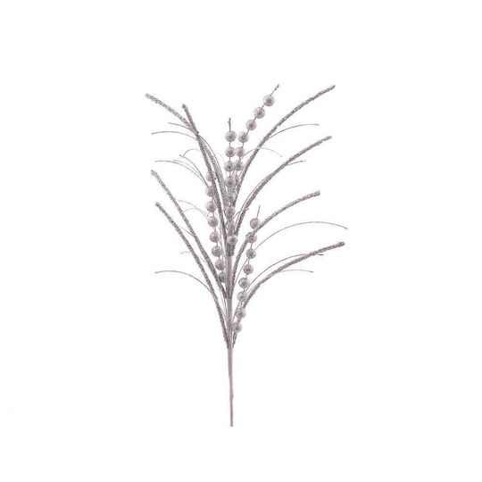 Κλαδί Ασημί Glitter H 76cm