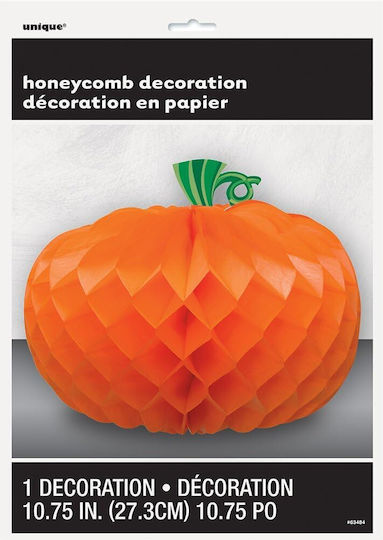 Halloween Tischdekoration Honigwaben Kürbis