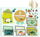 Djeco Invitation-Greeting Cards Dinosaurs