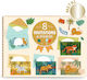 Djeco Invitations Greeting Cards "Jungle Animals"