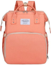 Wickeltasche-Wickelrucksack Rosa 42x32x22cm.