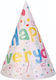Set 6 Happy Everyday Partyhüte Flippy 20x14 Cm Mehrfarbig