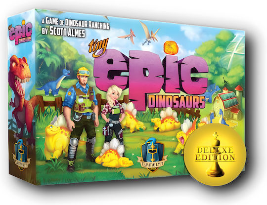 Joc de Societate Tiny Epic Dinosaurs Deluxe pentru 1-4 Jucători 14+ Ani (EN) Gamelyn