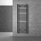 LuxeBath Electric Towel Rail 900W 150x50cm Black