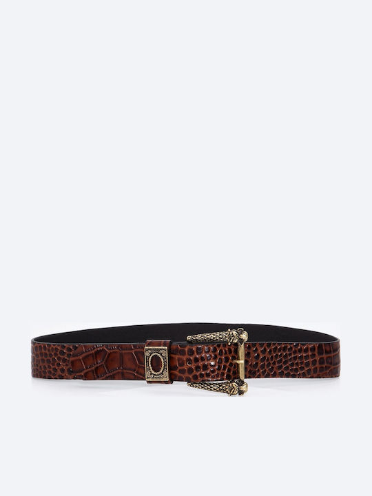Leather Women's Belt Brown