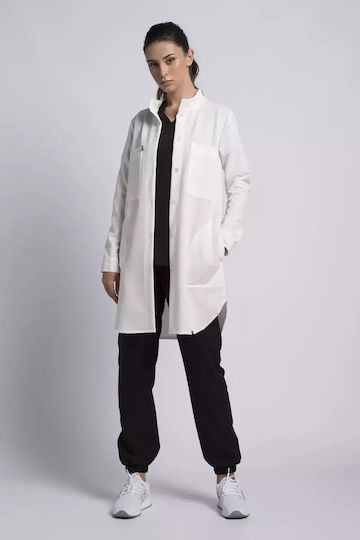 Numascrubs Women's White Medical Dressing Gown
