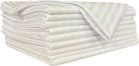 Decotelia Hotel Bettlaken Satin Stripe Angepasst 80% Baumwolle 220 Tc 240x280
