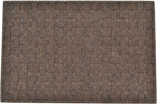 Ankor Fußmatte Rutschfest aus Gummi Braun 40x60cm
