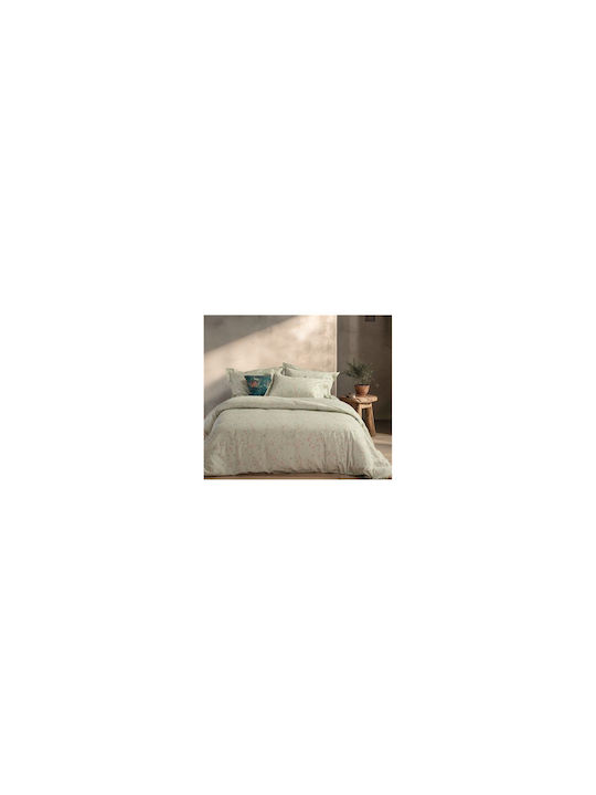 Nef-Nef Homeware Bettdecke Großes Doppelbett 240x230cm Kiara Mint 300 GSMGsm