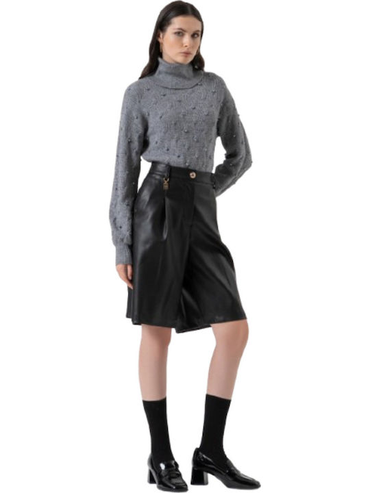 Fracomina Women's Bermuda Shorts Black FR25WV6004P41101-053