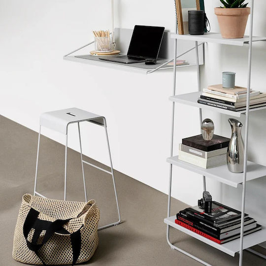 Табуретка Бар Метално Soft Grey 38x38x65бр