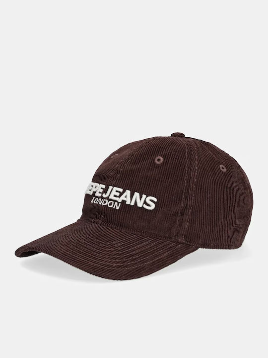 Pepe Jeans Κοτλε Καπελο Αντρικο Καφε Pm0400006