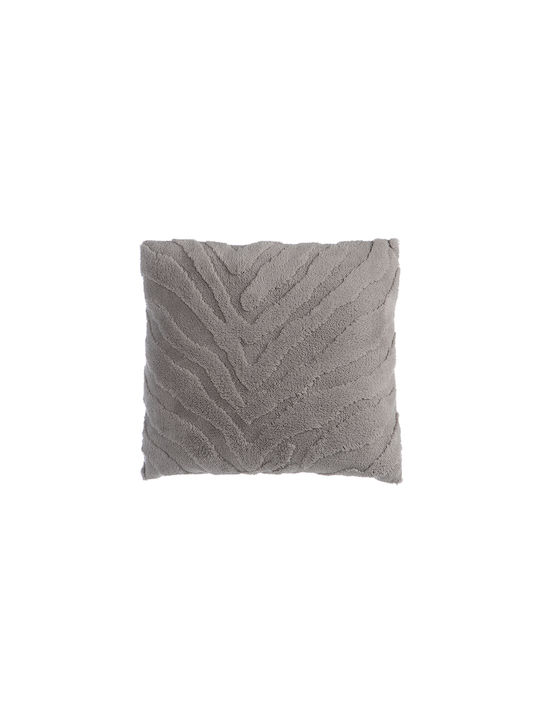 Nef-Nef Homeware Sofa Cushion Berien Fleece Gray 45x45cm