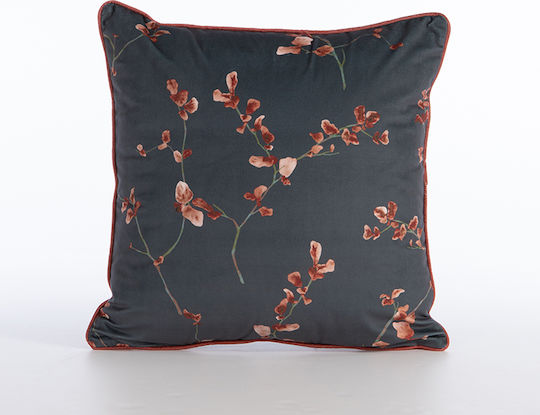 Nef-Nef Homeware Μαξιλάρι Vania Blue/black 45x45εκ.