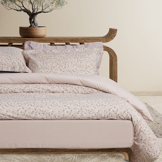 Das Home Duvet Cover Set Single with Pillowcase 160x240 Casual 5434 Taupe