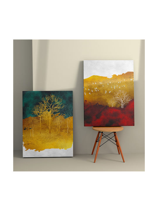 HomeMarkt Gobi Δίπτυχος Πίνακας σε Καμβά 50x70cm