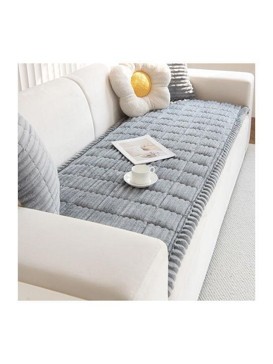 Melinen Aspen Ριχτάρι Πολυθρόνας Fleece 70x210εκ. Light Grey