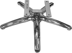 Jgs S.a Cb-513-n Drehbare Möbelbasis Nickel Metallisch Für Sessel Höhe 17,5cm