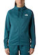 Women's Sweatshirt Jacket Hooded Green