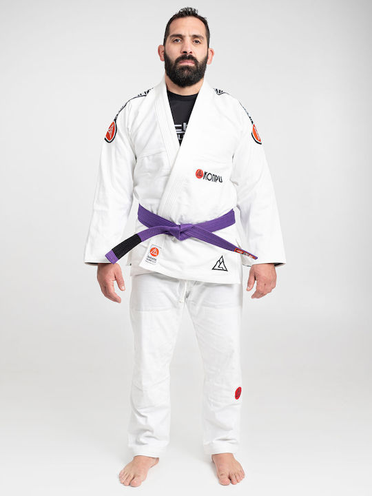 Nakama Men's Brazilian Jiu Jitsu Uniform White