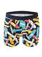 Herren Boxershorts Black mit Mustern 1Packung