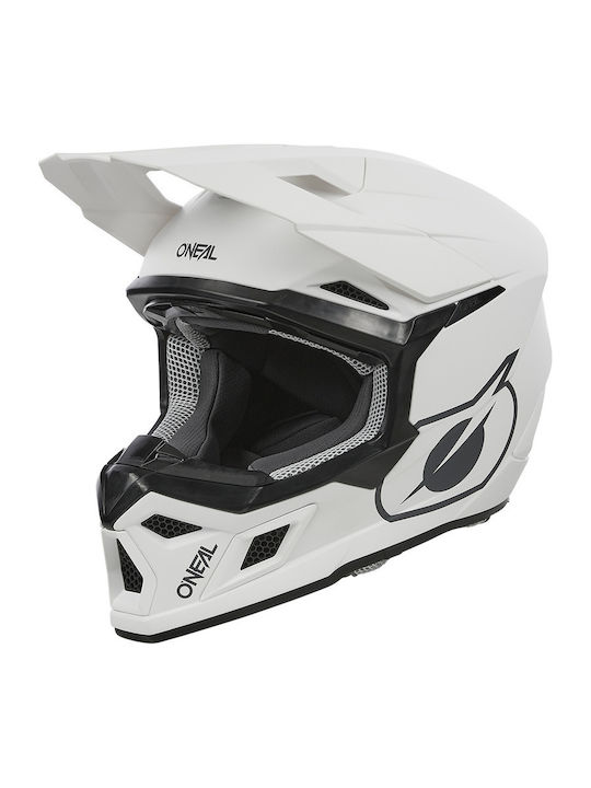 O'Neal 3Series Solid White V.24 Motorcycle Helm...