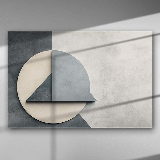 Shadow Shapes Dialogue Canvas Painting 100 X 67cm