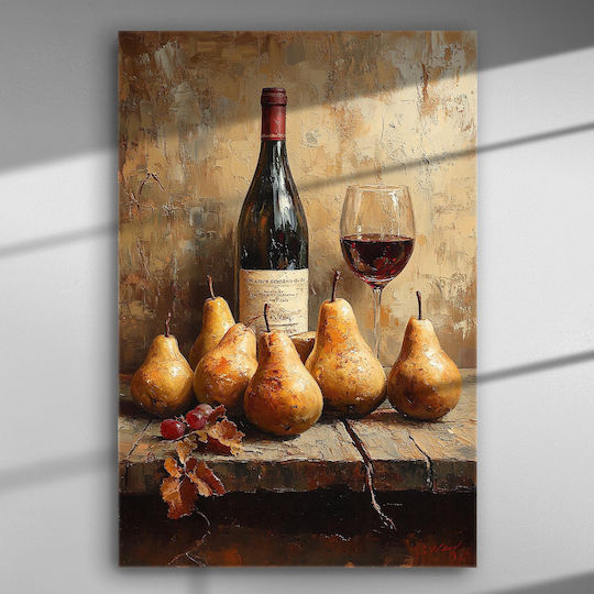 Ästhetik Der Weinliebhaber-Geschmack – Gemälde Segeltuch 67 X 45cm