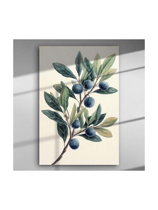 Olive Leaves & Fruits – Canvas Painting 150 X 100cm