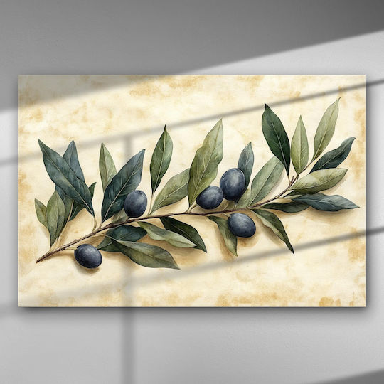 Ελιά Φύλλα – Πίνακας Καμβά-100 X 67cm
