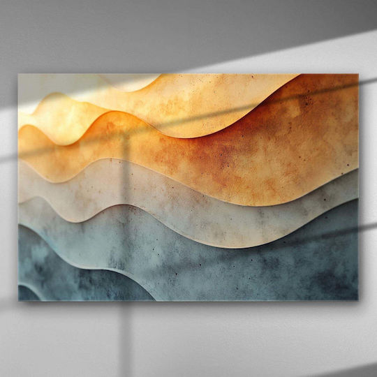 Kräuselungen der Morgendämmerung – Gemälde auf Segeltuch 100 x 67 cm