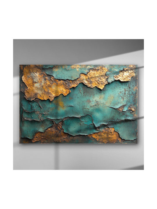 Metallic Patina Texture – Canvas Painting 150 X 100cm