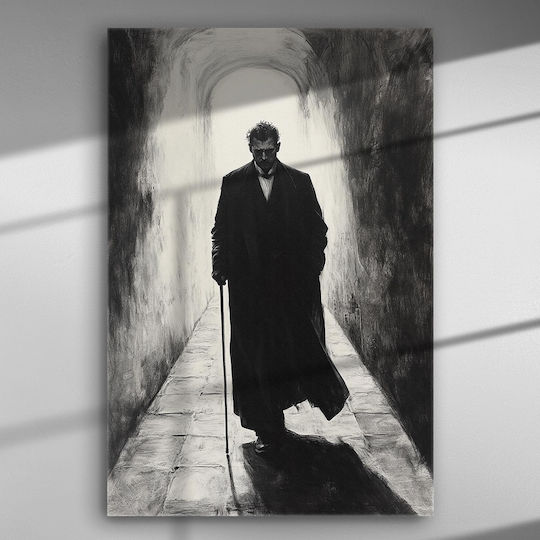 Ο Σκοτεινός Περίπατος – Πίνακας Καμβά-67 X 45cm